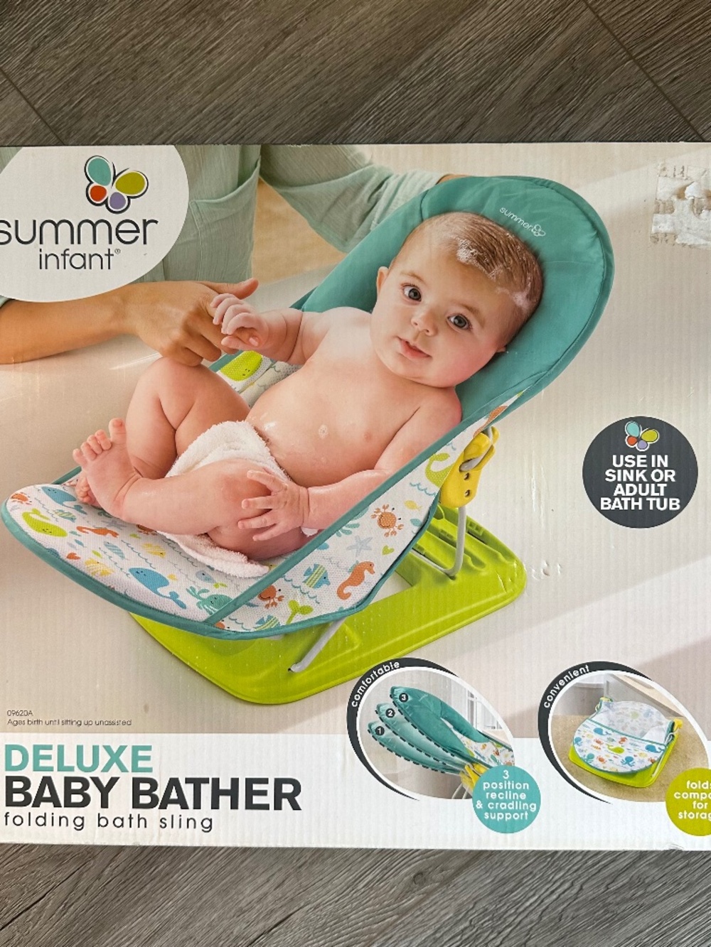 NEW Summer Infant Deluxe Baby Bather